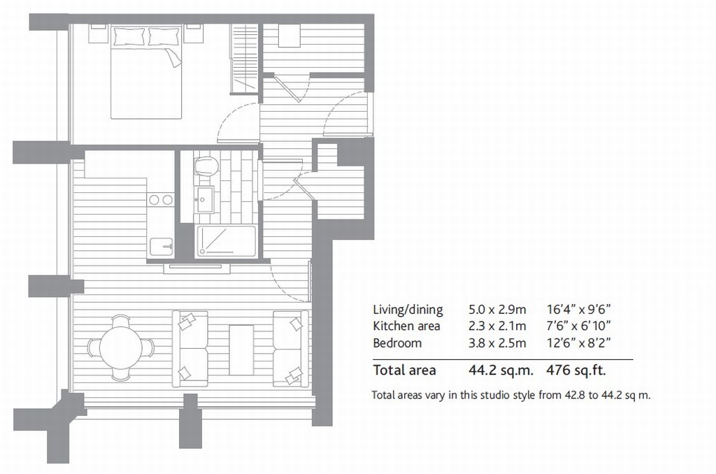 1 Bedrooms Flat to rent in Riverdale House, 68 Molesworth Street, Lewisham, London SE13