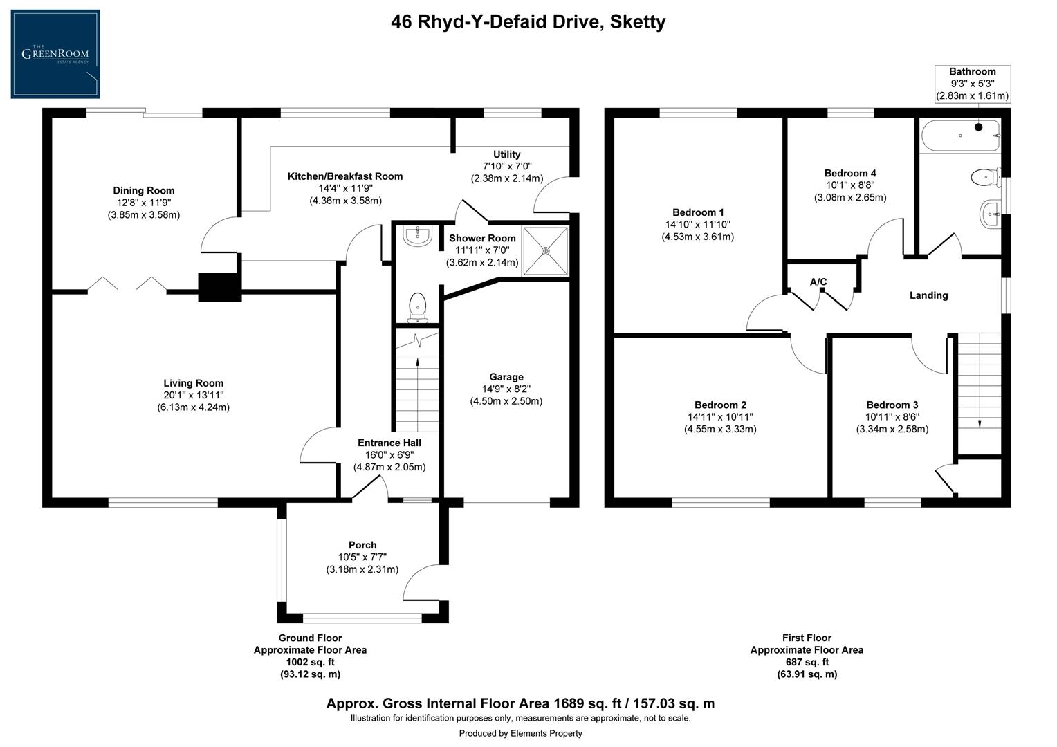 46, Rhyd-Y-Defaid Drive, Swansea floorplan