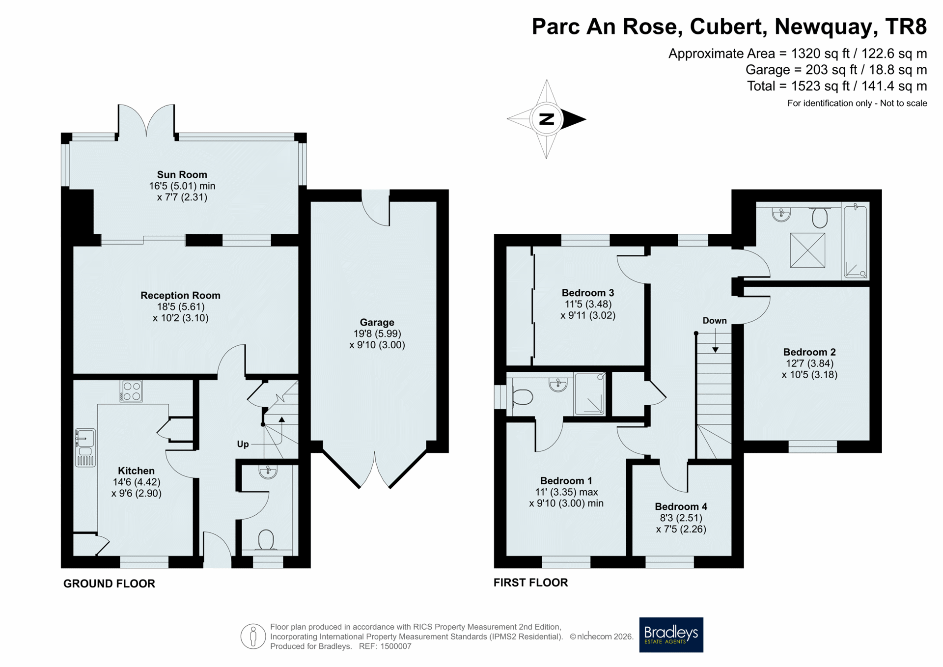 3, Parc An Rose, Newquay floorplan