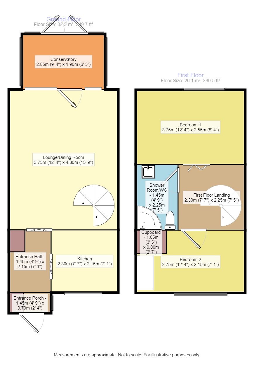 2 Bedrooms Terraced house for sale in Doveney Close, Orpington BR5