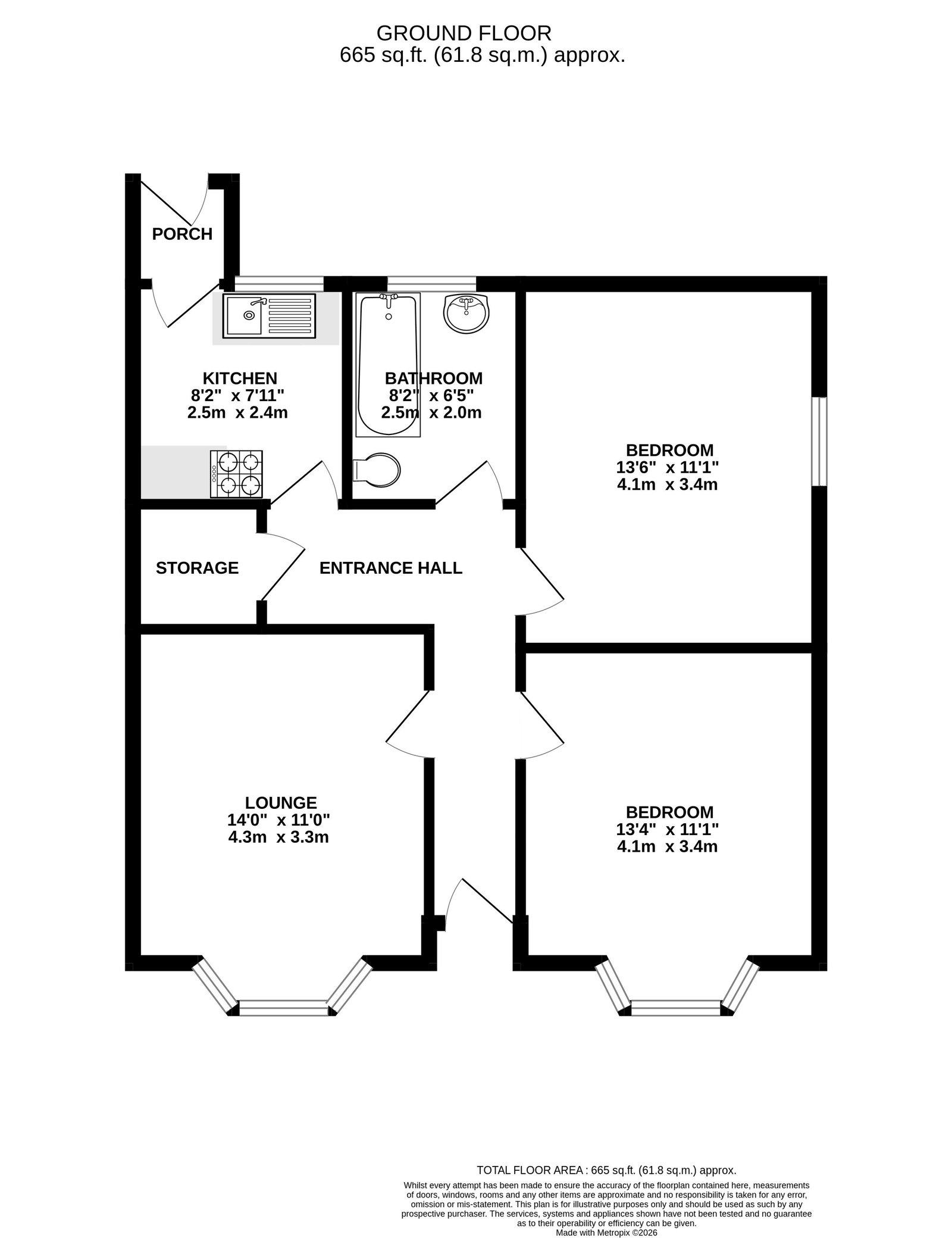 21, Wood Street, Nottingham floorplan