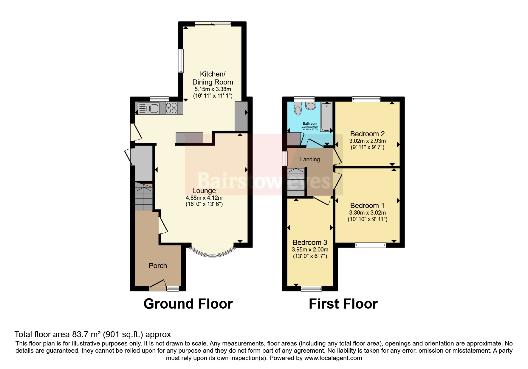 28, Robin Hood Road, Nottingham floorplan