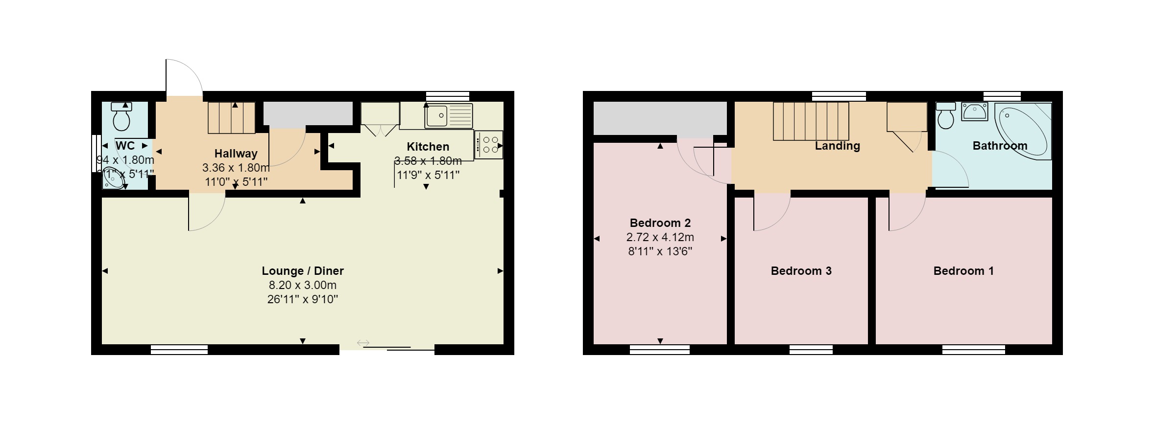 3 Bedrooms End terrace house for sale in Wroxham Walk, Crawley RH10