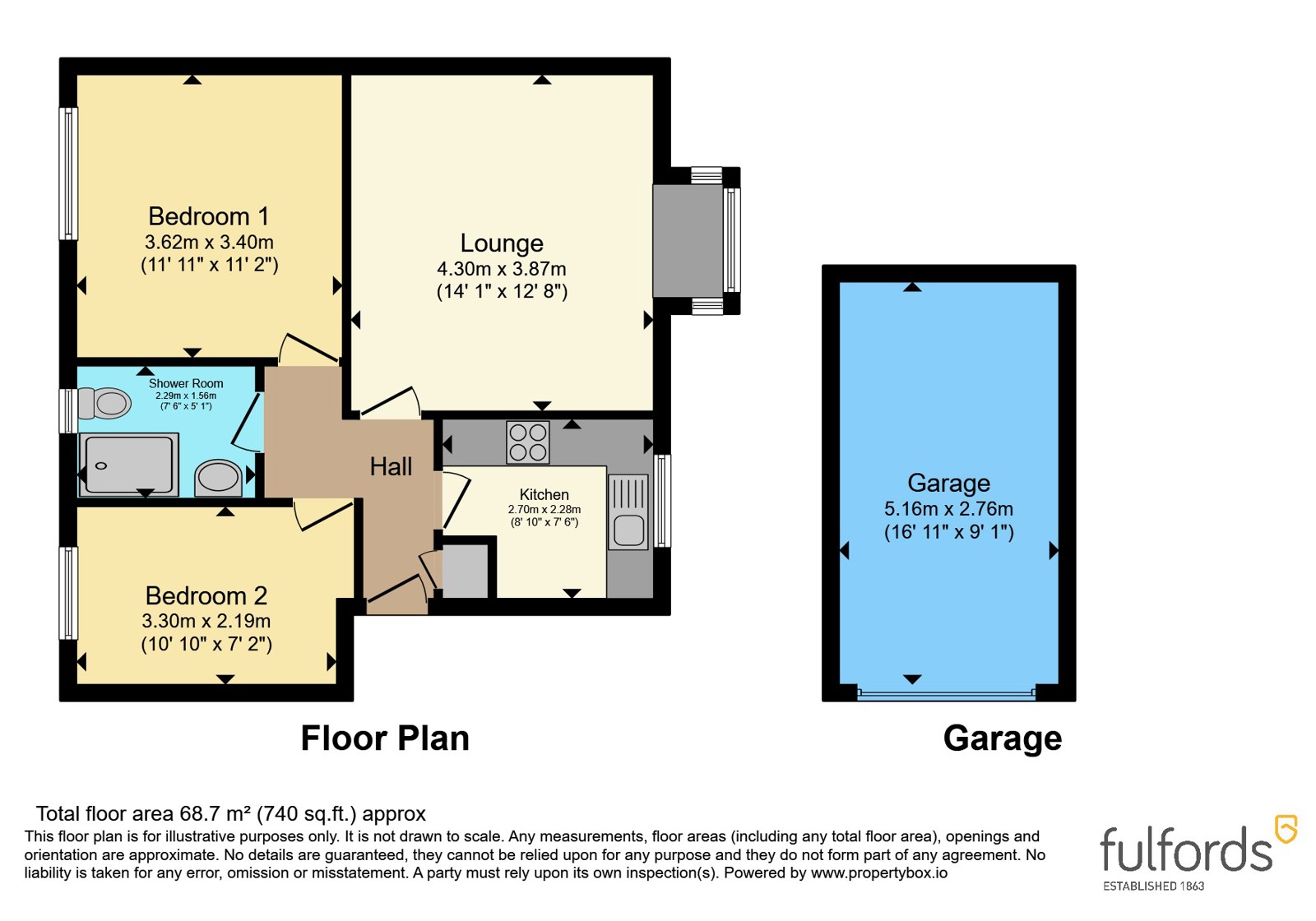 2, Packs Close, Totnes floorplan