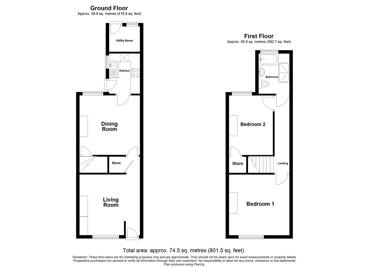 28, Andrew Avenue, Ilkeston floorplan