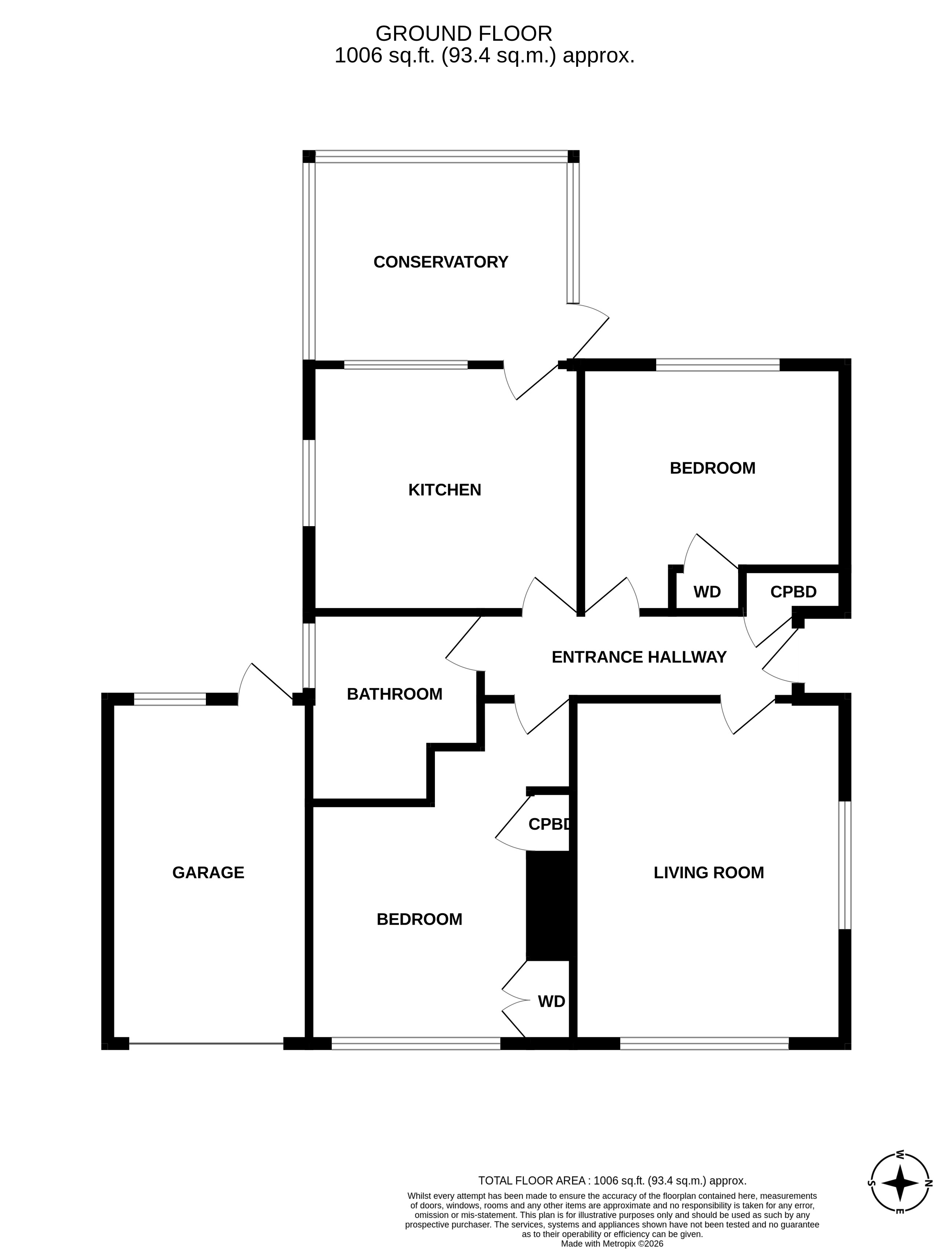 6, Aston Drive, Worcestershire floorplan