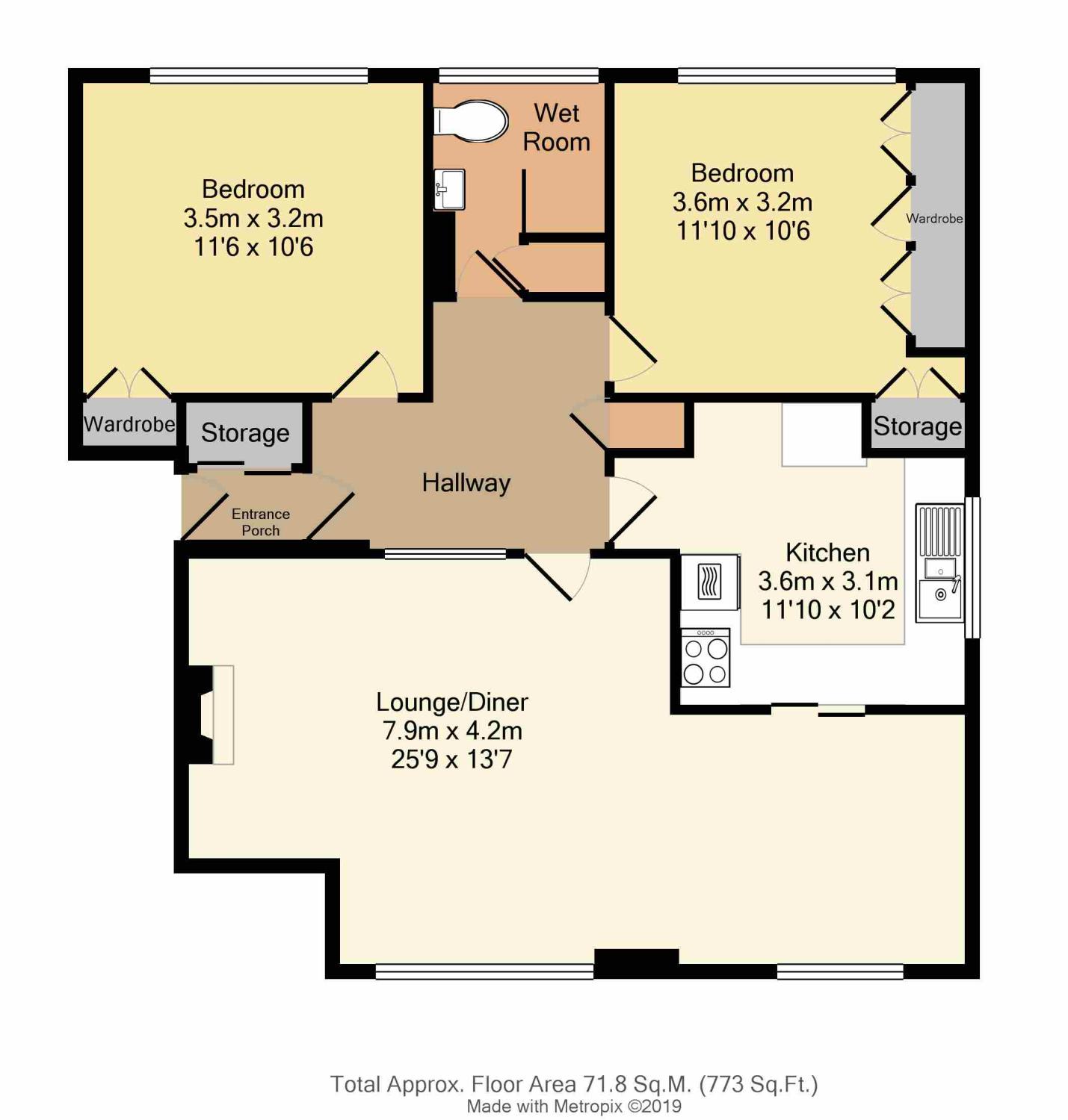 2 Bedrooms Flat for sale in Hallam Grange Close, Sheffield, South Yorkshire S10