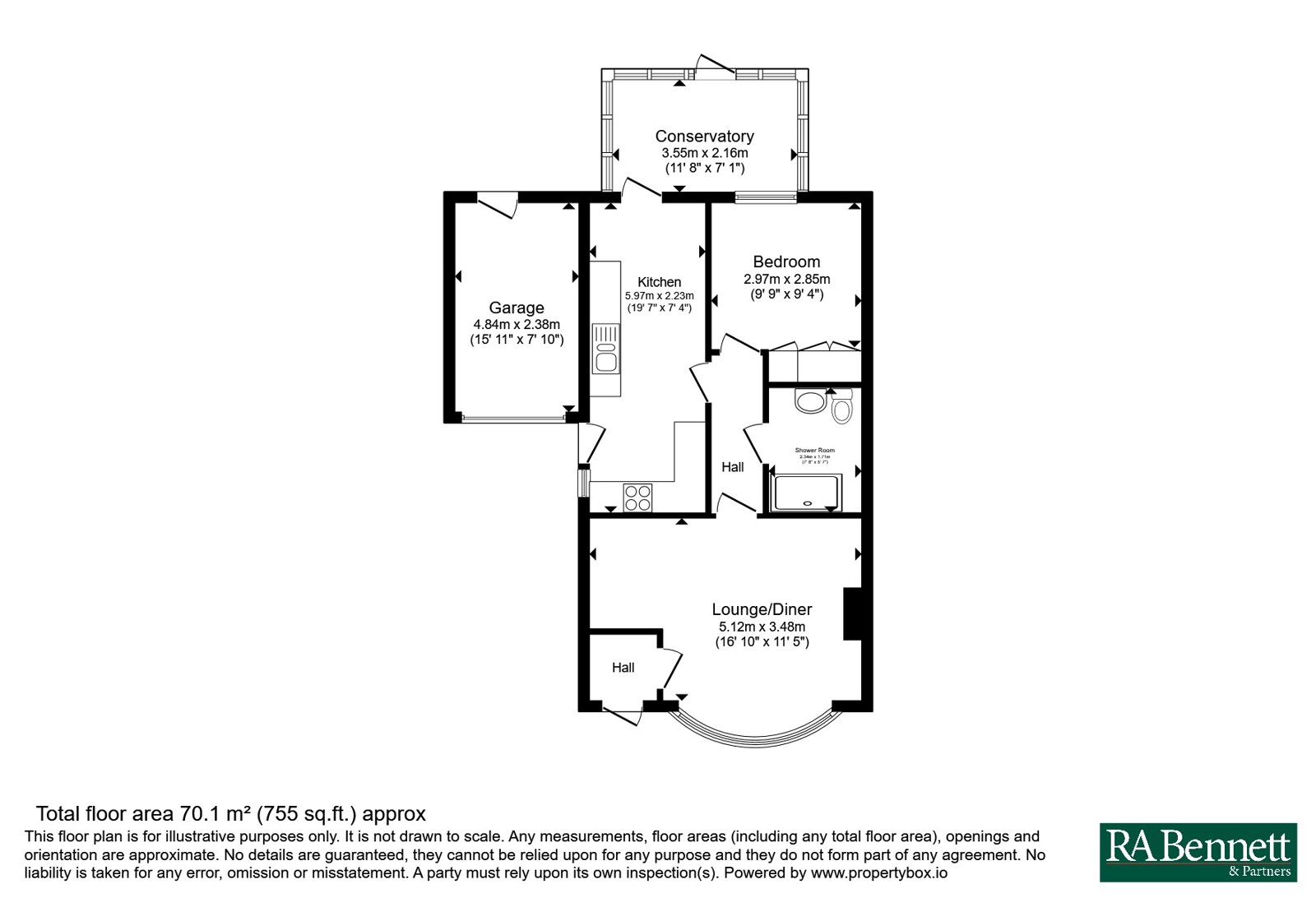 4, Crutchley Way, Leamington Spa floorplan