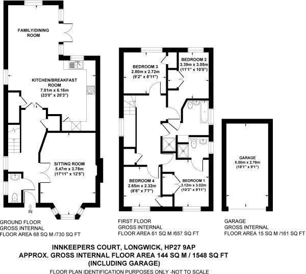 4 Bedrooms Detached house for sale in Innkeepers Court, Longwick, Princes Risborough HP27