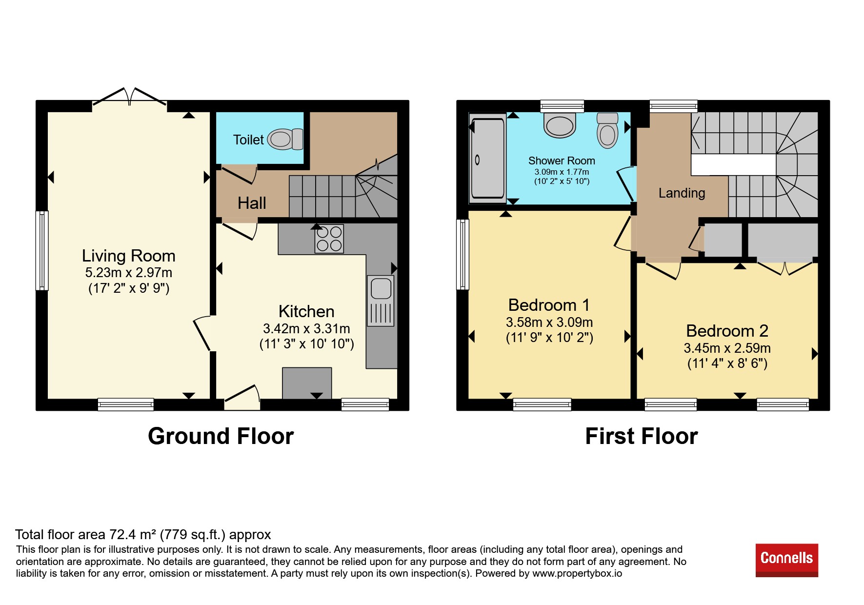 1, St. Elizabeth Cottages, Hereford floorplan