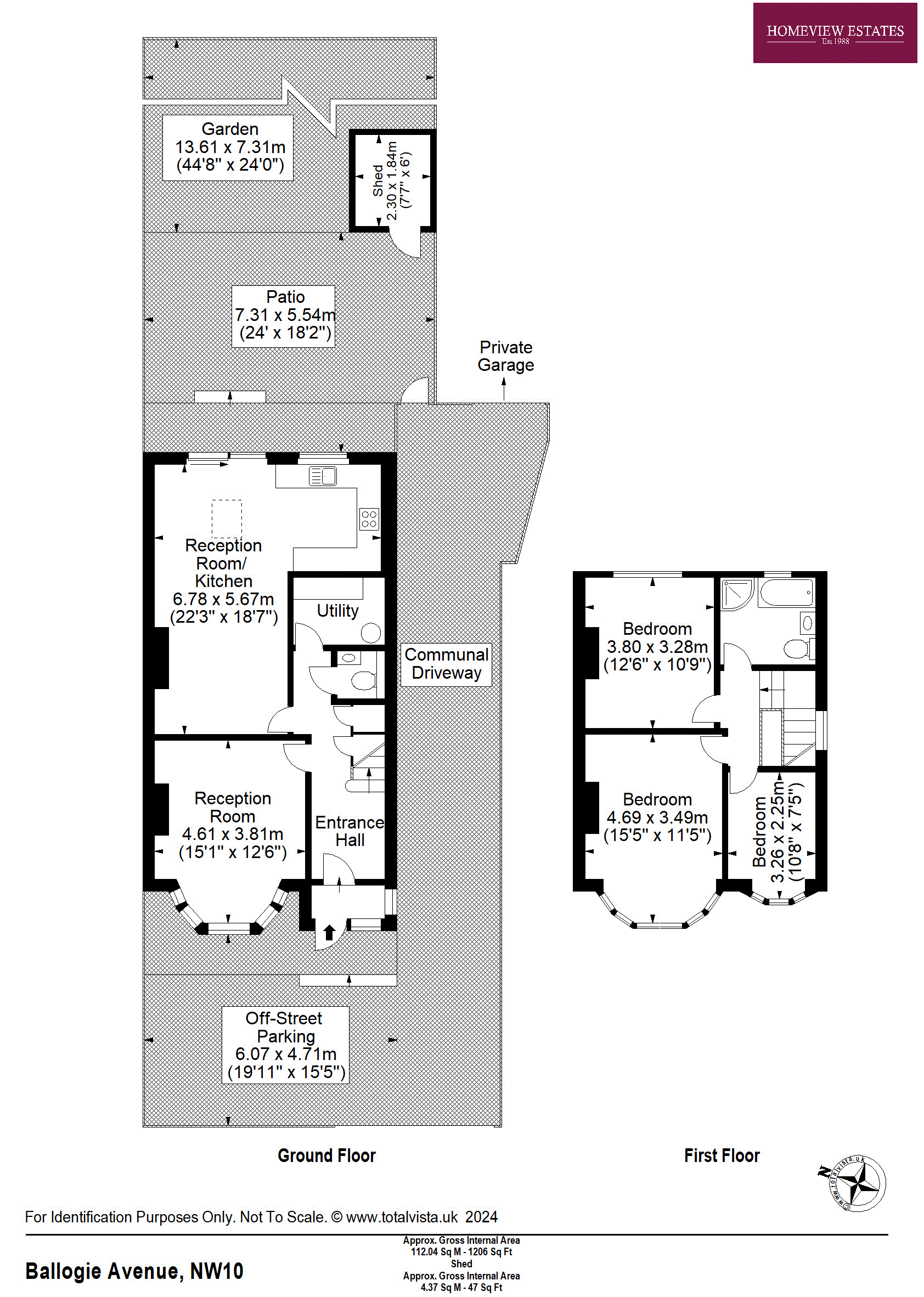 Ballogie Avenue, London, NW10 floorplan