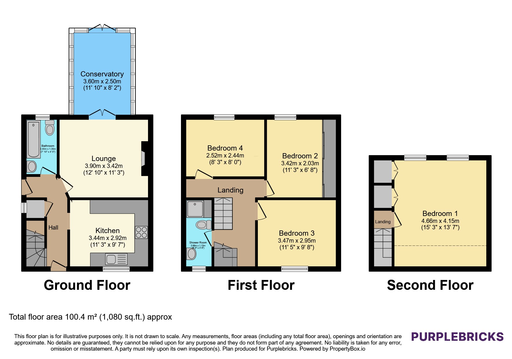8, St. Peters Avenue, Lincoln floorplan