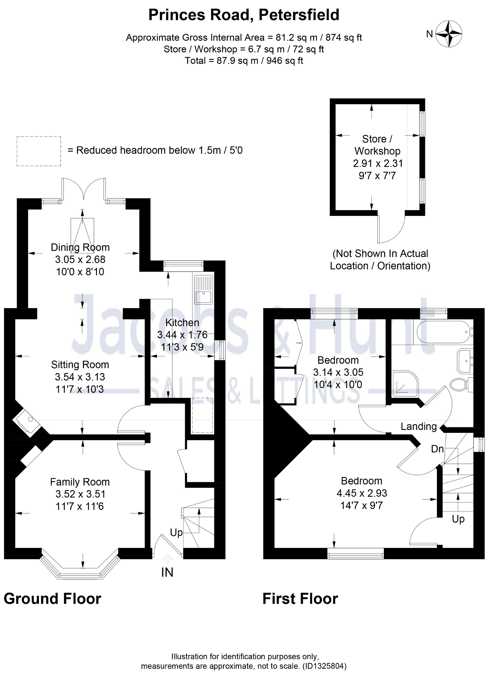 61, Princes Road, Petersfield floorplan