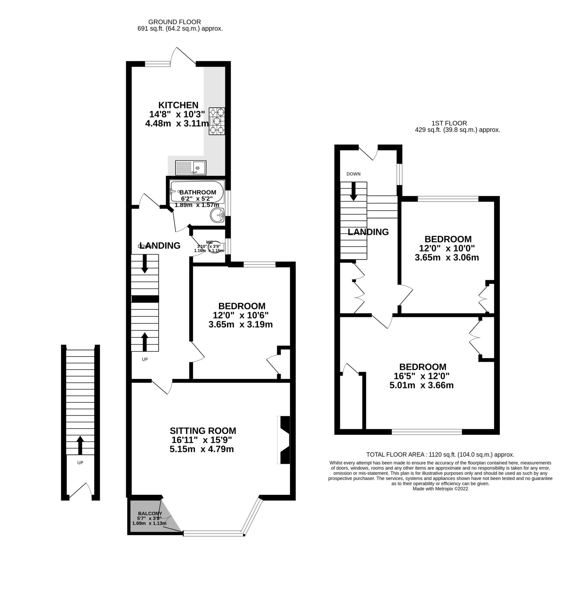 Vicarage Road, Eastbourne BN20, 3 bedroom flat for sale 62392243