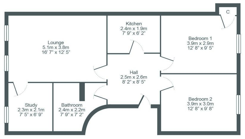 2 Bedrooms Flat for sale in Rose Street, Garnethill, Glasgow G3