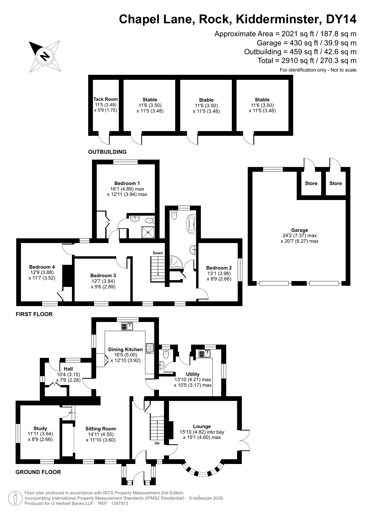 Rathenwick, Chapel Lane, Kidderminster floorplan