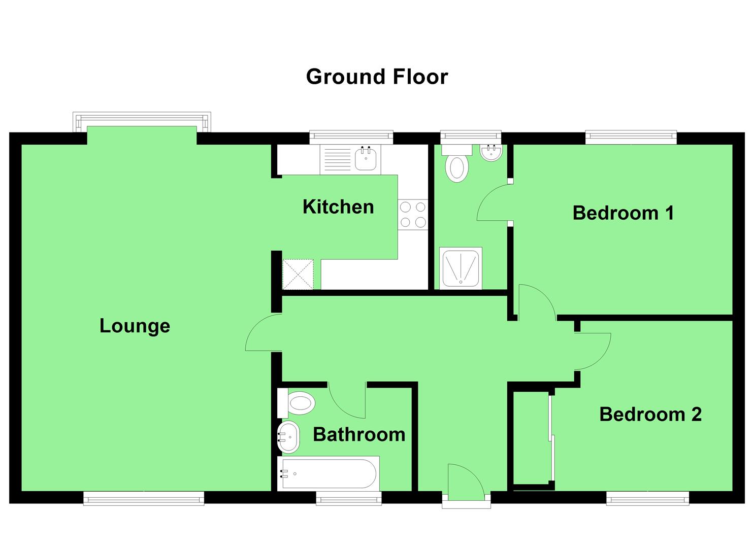 2 Bedrooms Flat to rent in Granville Road, St.Albans AL1