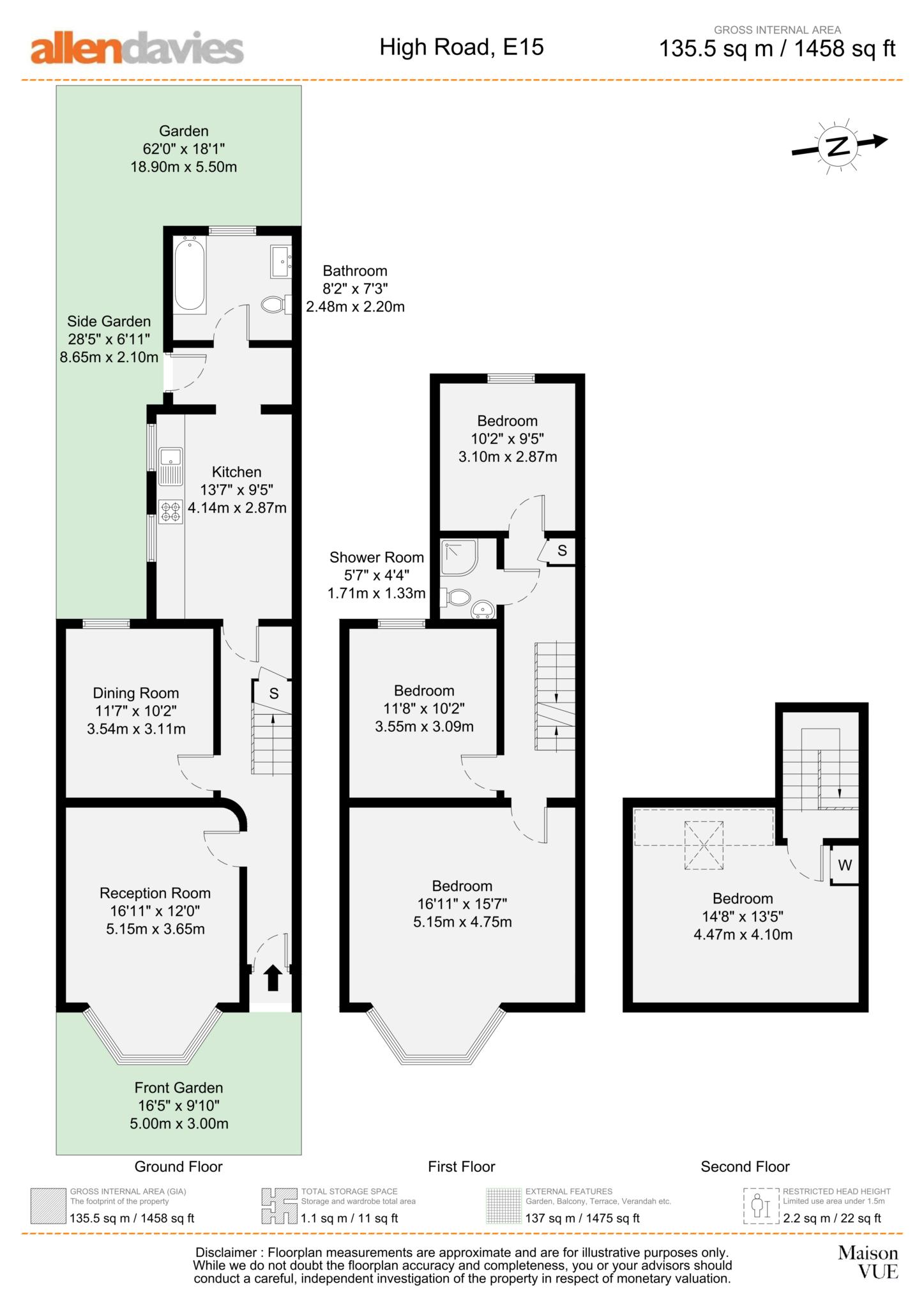 165, High Road Leyton, London floorplan