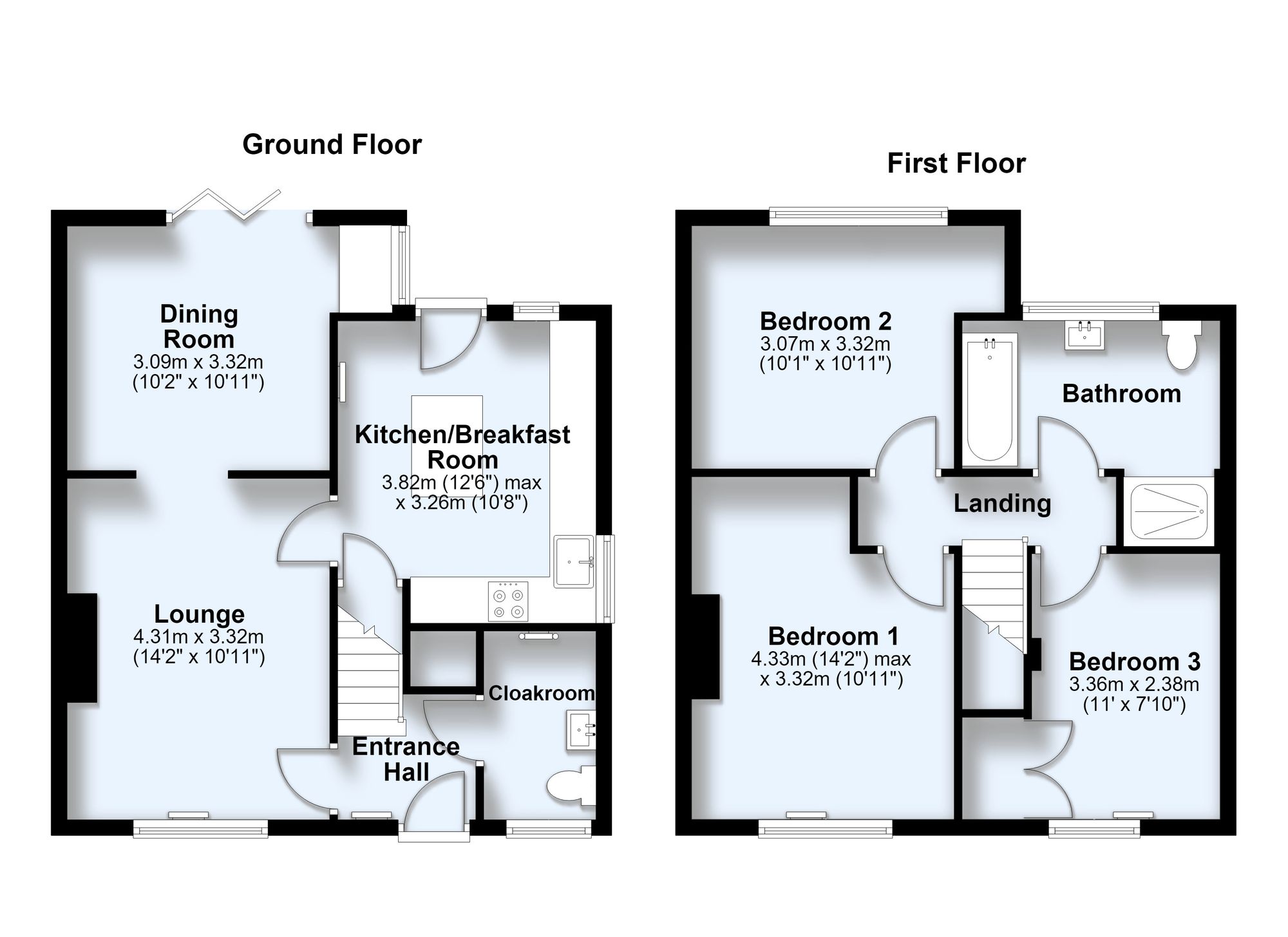 12 Abbey Road, Milton Keynes floorplan