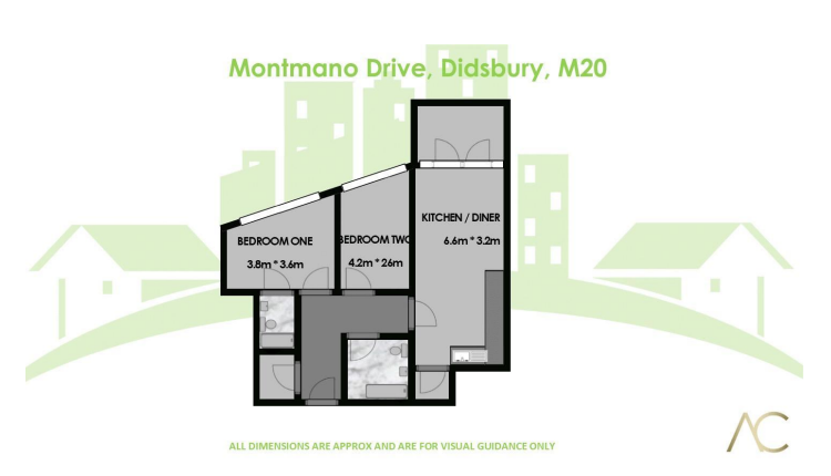 68, Montmano Drive, Manchester floorplan