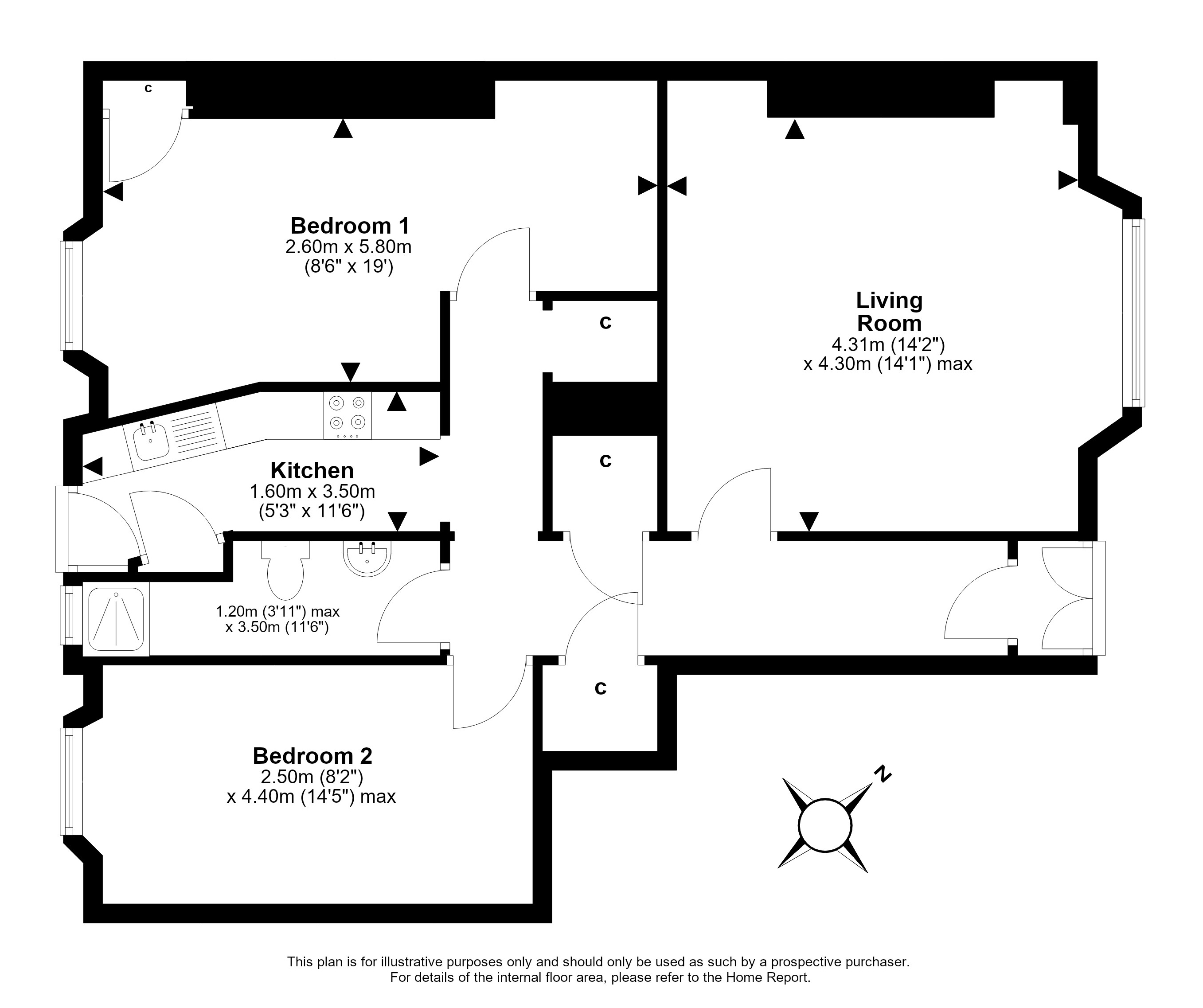 31, Monktonhall Terrace, Musselburgh floorplan