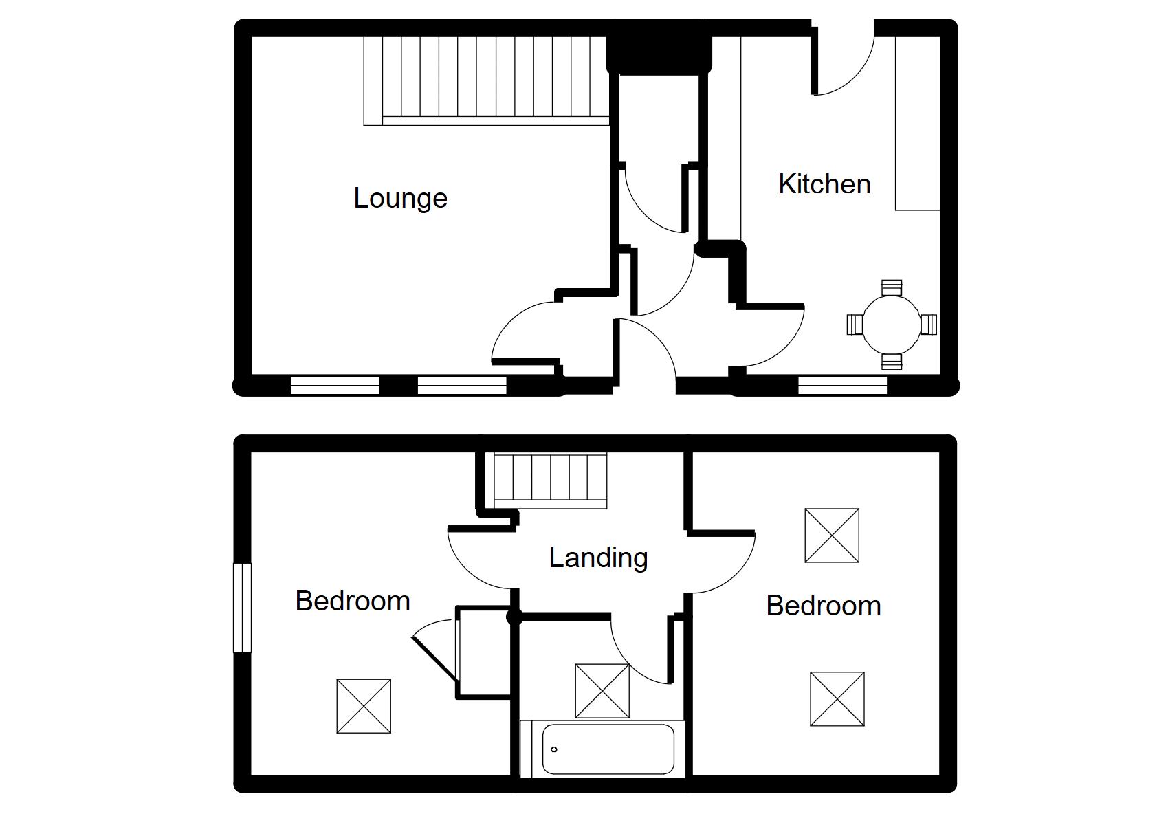 2 Bedrooms Detached house for sale in Pwllglas, Ruthin LL15