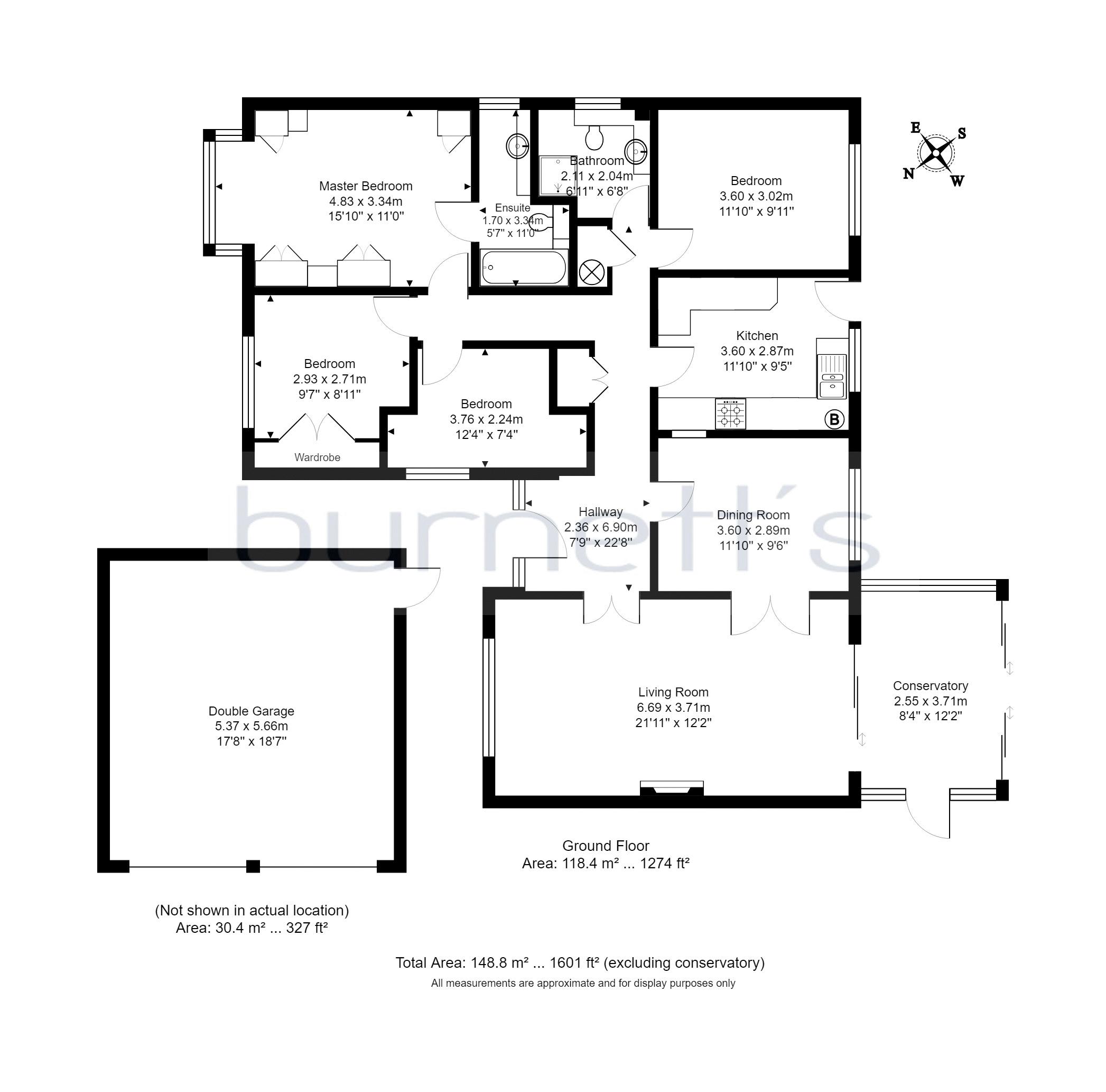 4 Bedrooms Detached bungalow for sale in Fuller Close, Wadhurst TN5