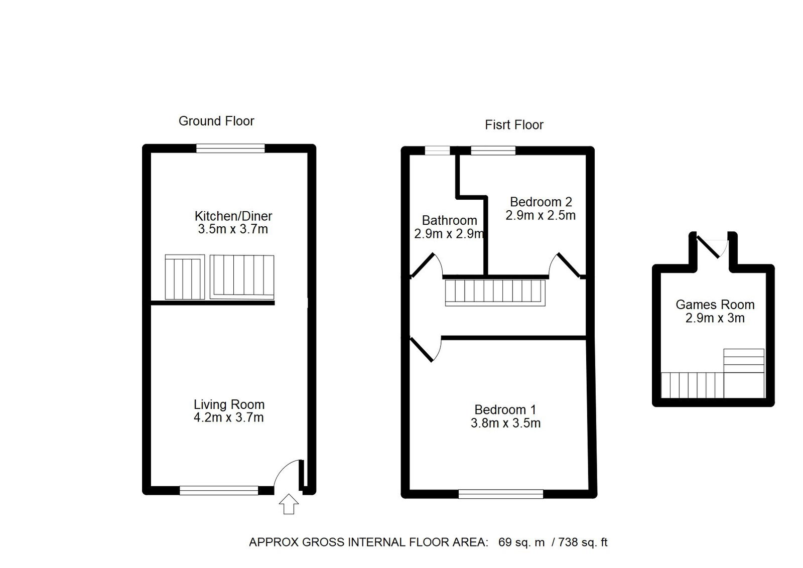 35, Bolton Road, Bolton floorplan