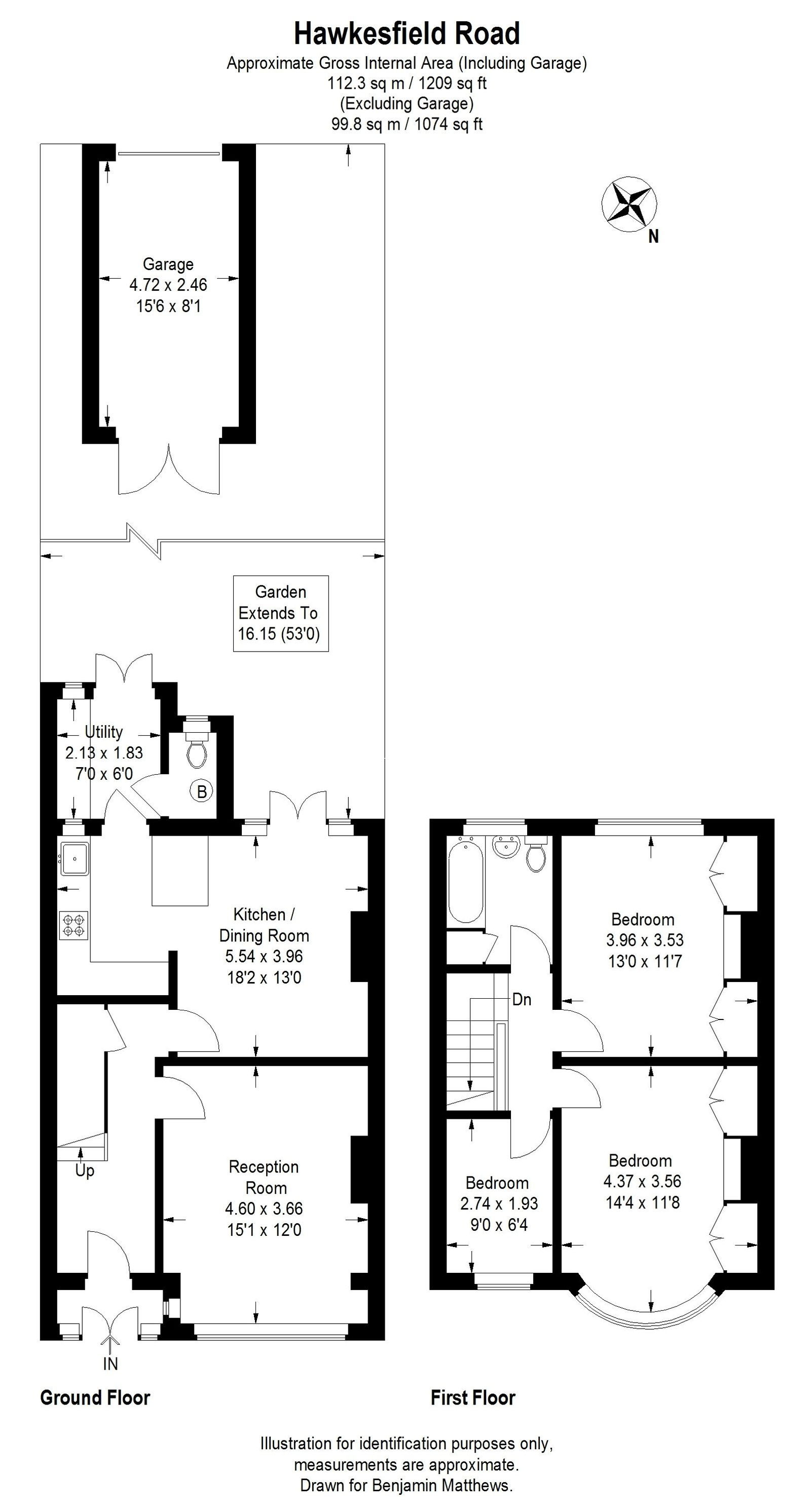 Hawkesfield Road, London, SE23 2TL floorplan
