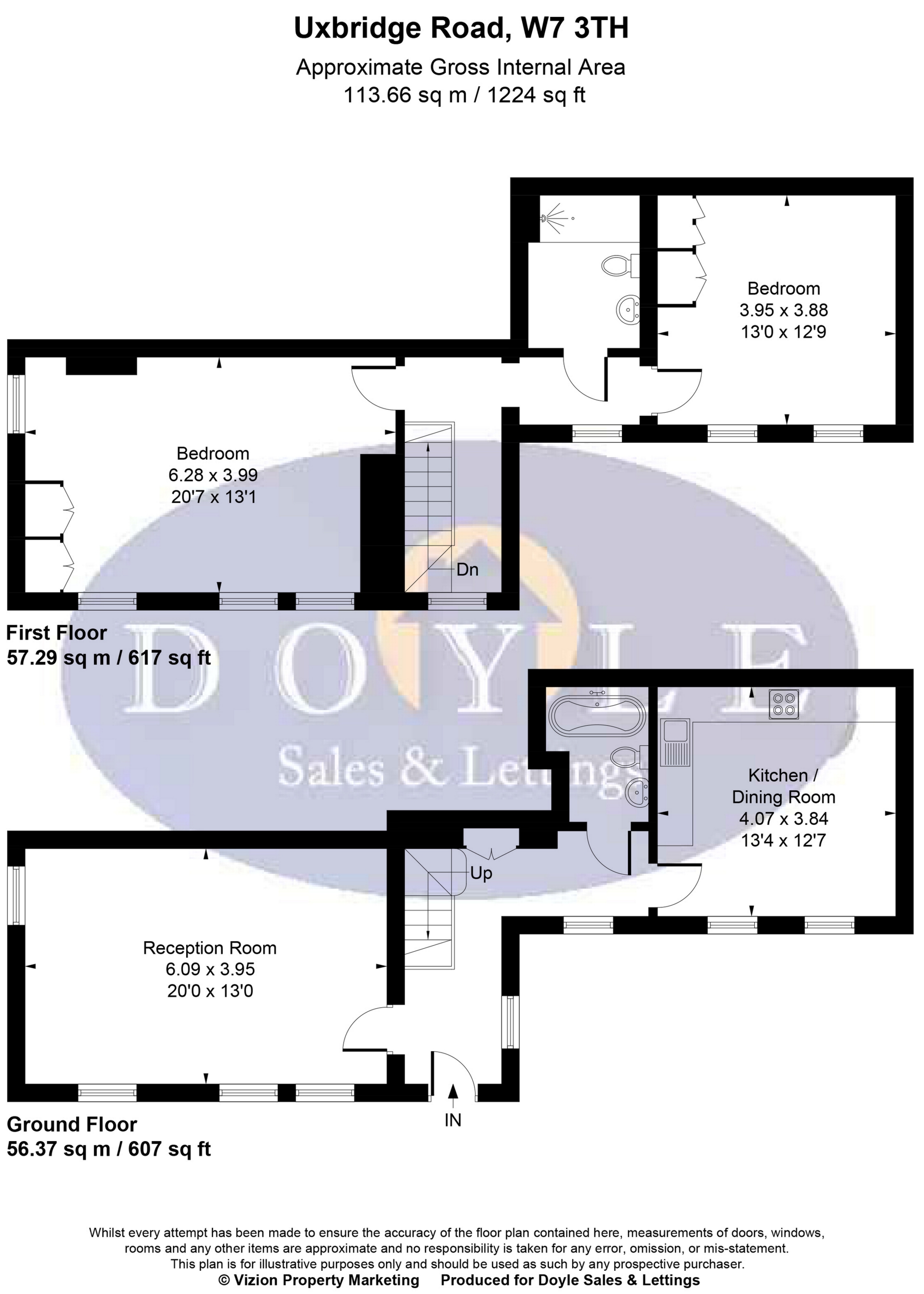 169a, Uxbridge Road, London floorplan