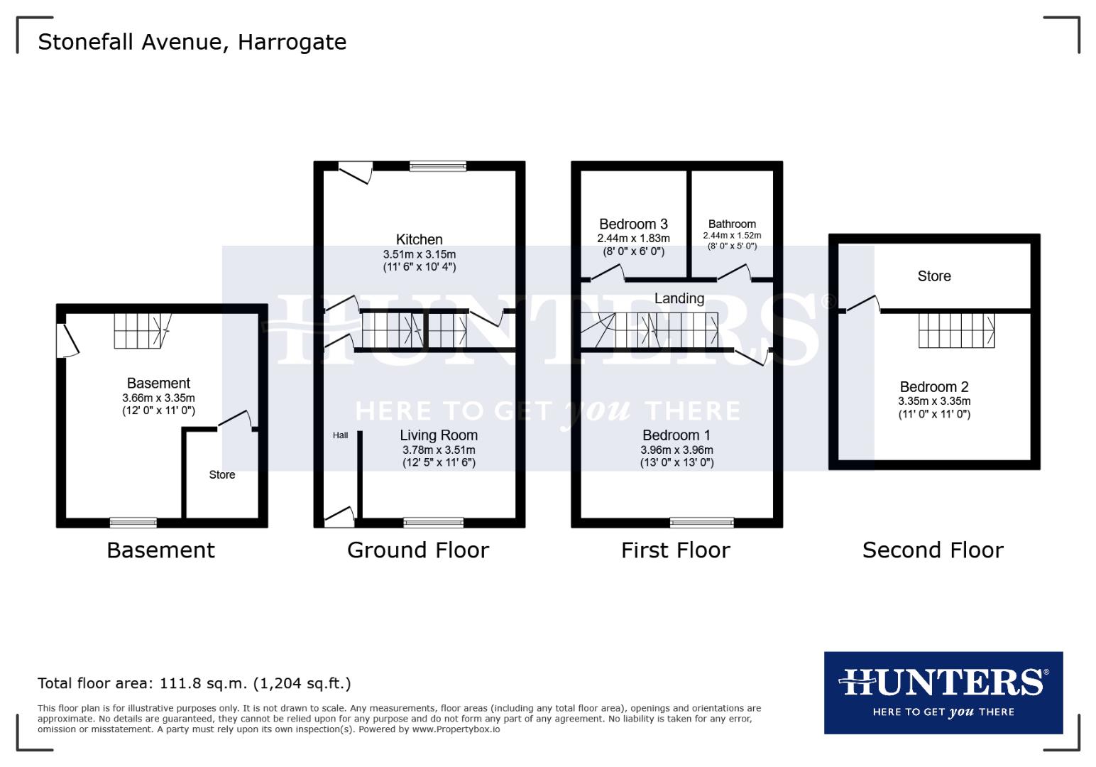 13, Stonefall Avenue, Harrogate floorplan