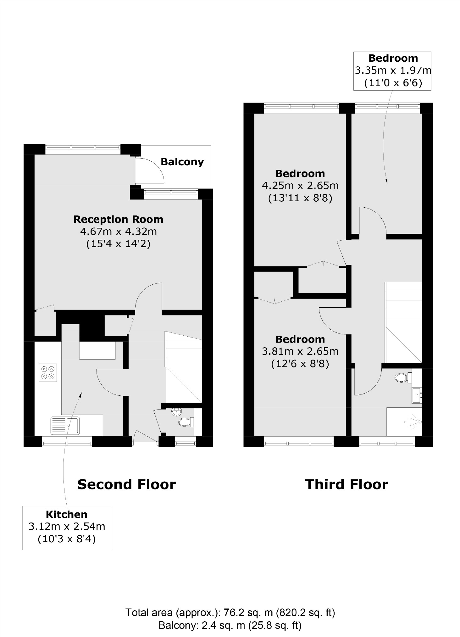 79, Brisbane Street, London floorplan