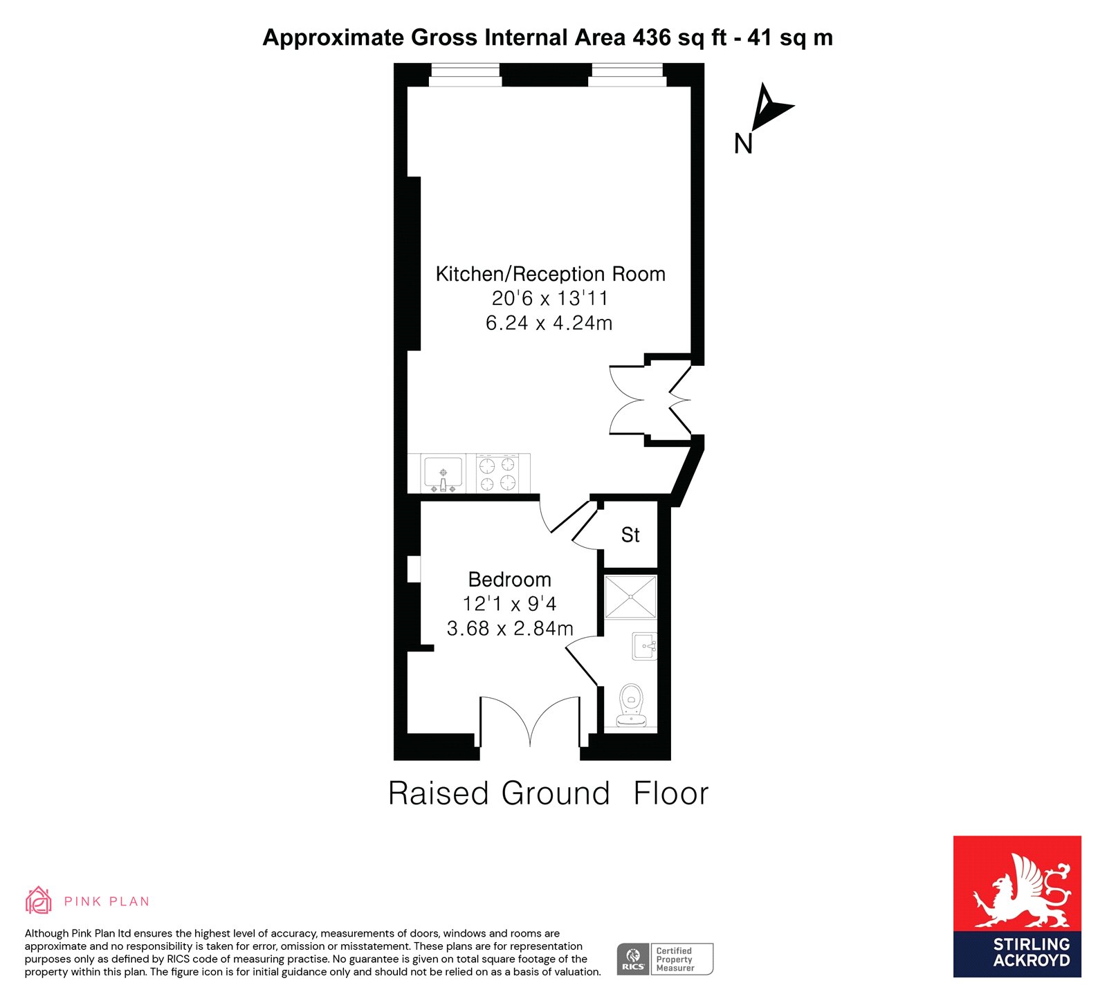 Apartment G, 81, Guilford Street, London floorplan