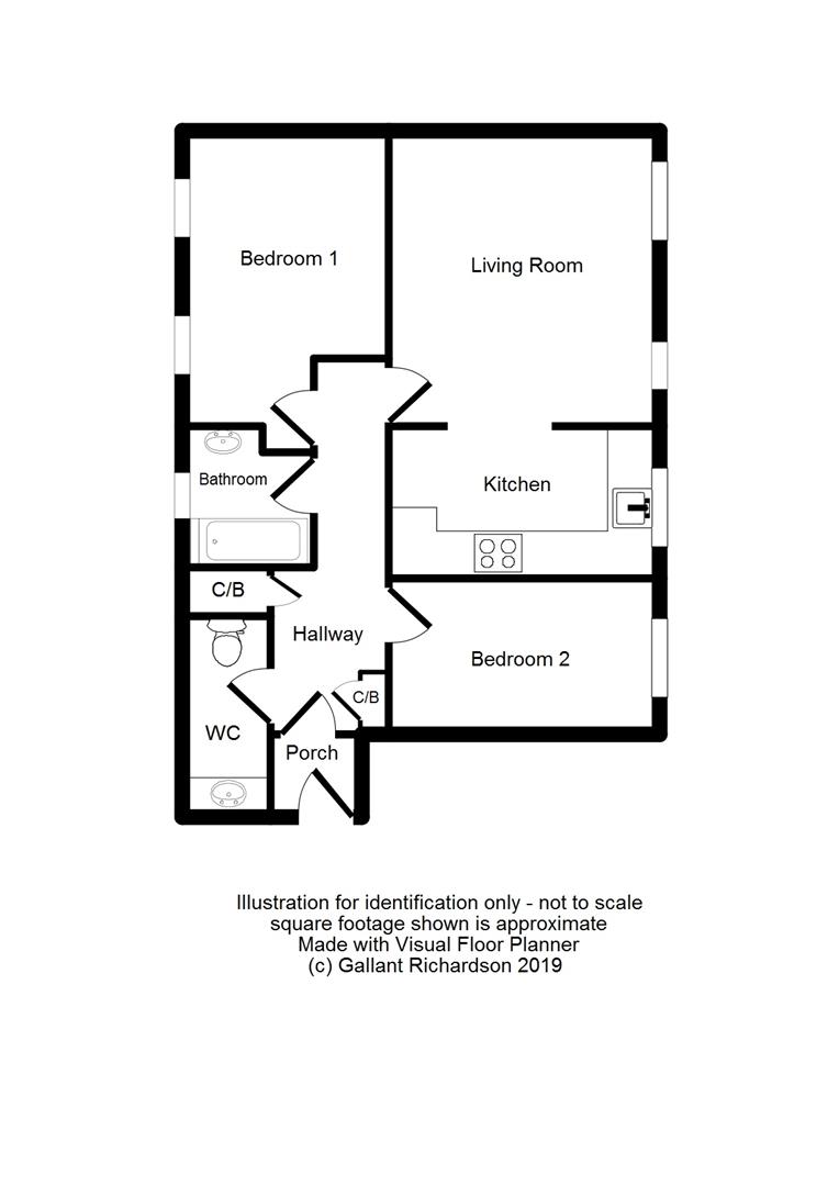 2 Bedrooms Flat for sale in Hanbury Gardens, Highwoods, Colchester CO4