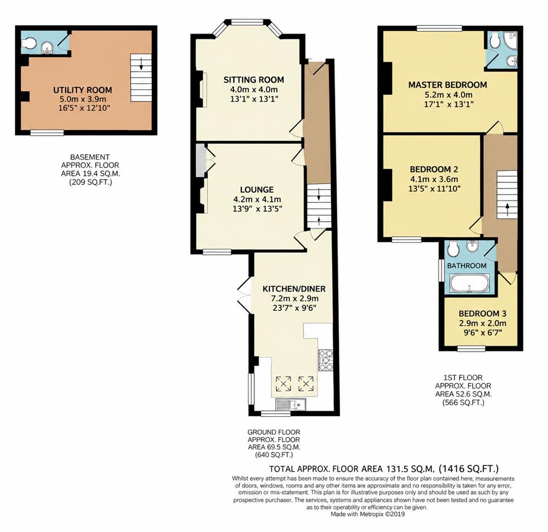 Roston, Vicarage Lane, Altrincham floorplan