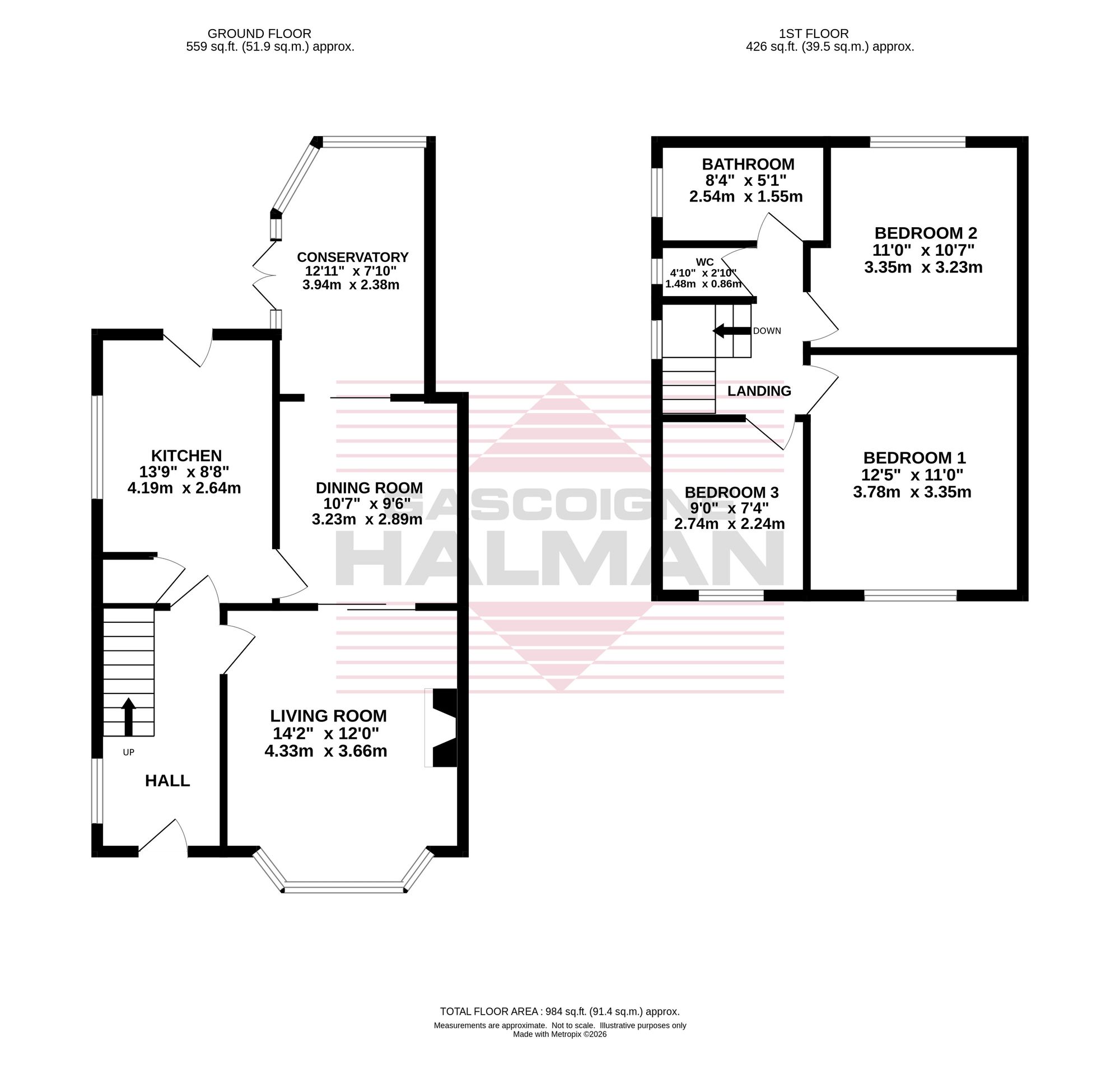 9 Ashley Drive, Stockport floorplan