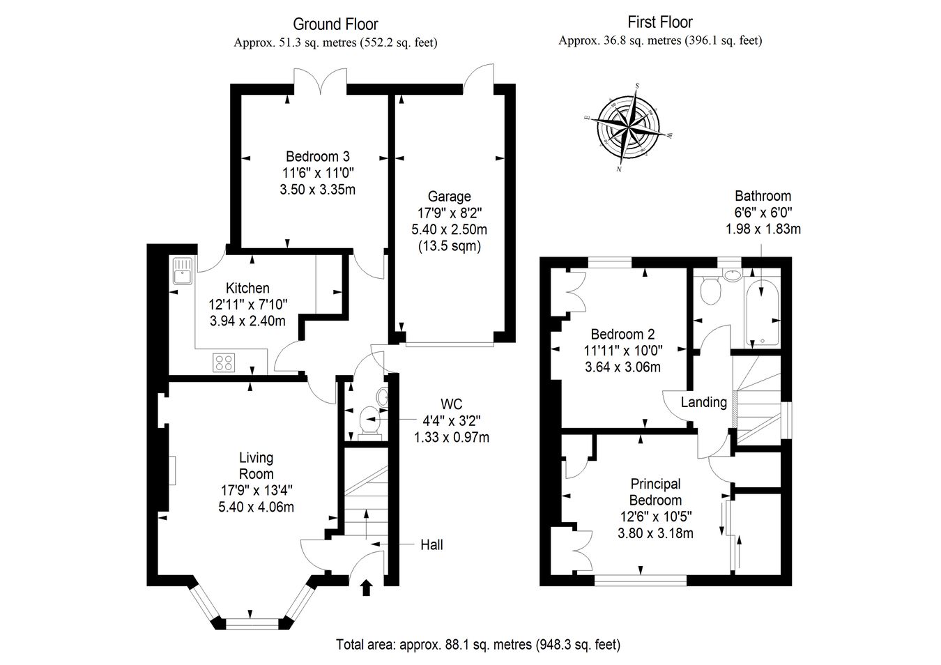 16, Woodside Crescent, Elie floorplan
