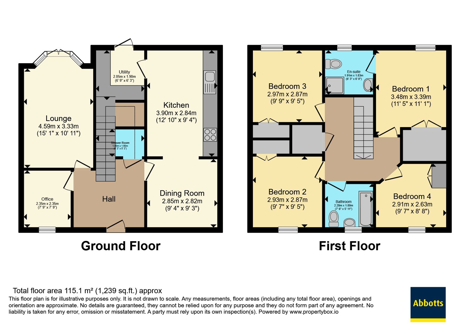 2, Washington Drive, Norfolk floorplan
