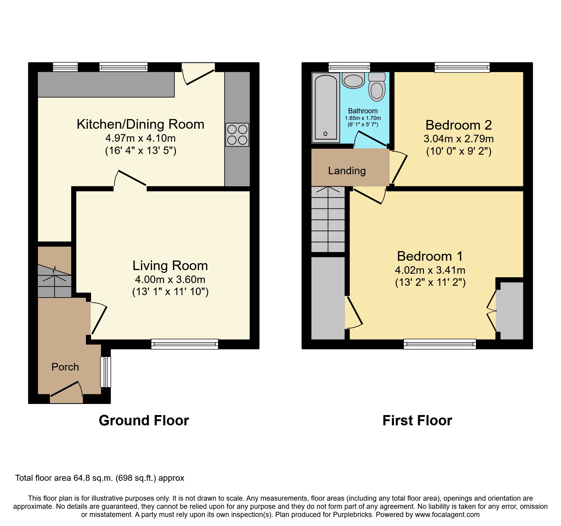 Danefield Road, Abington NN3, 2 bedroom end terrace house for sale