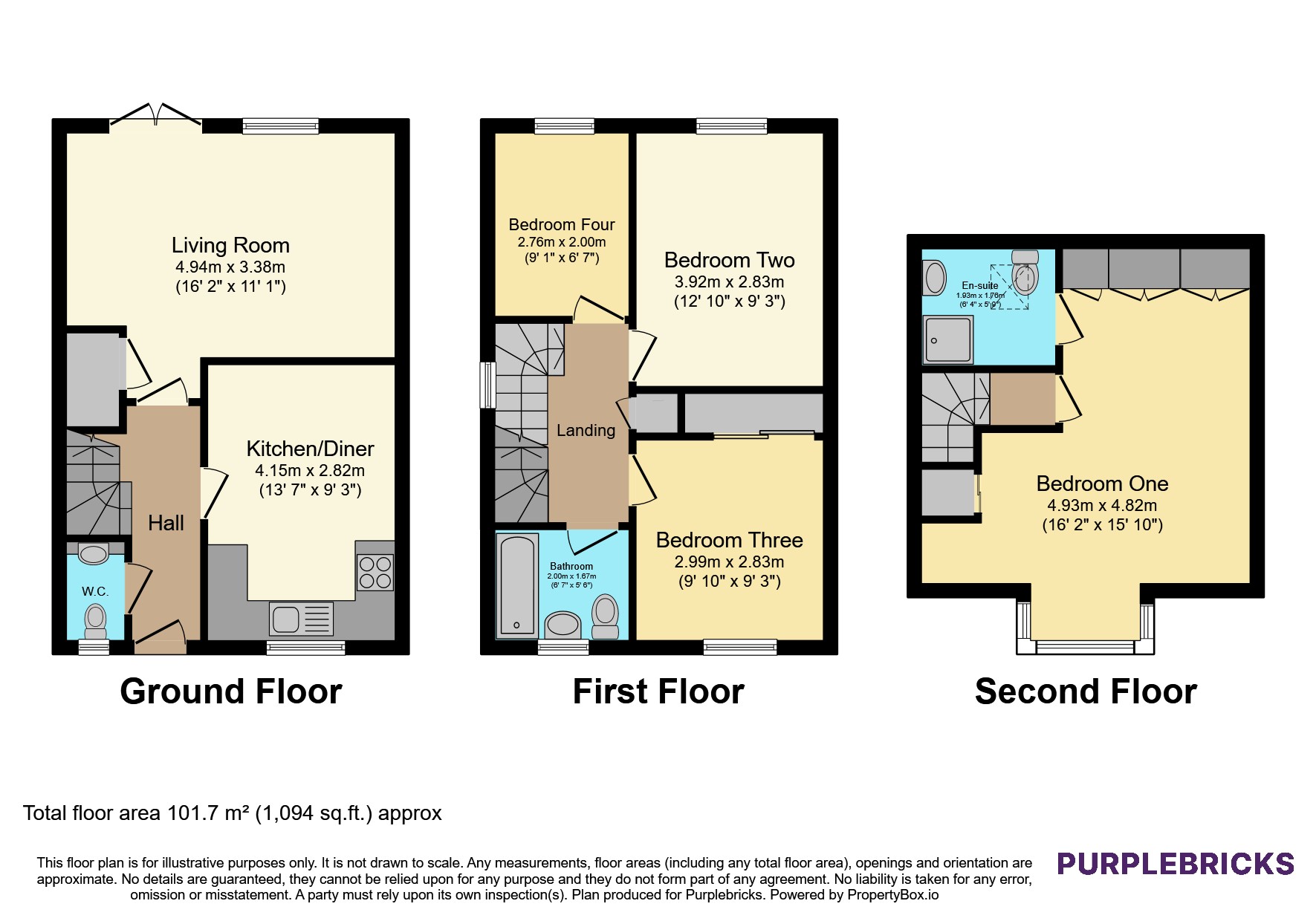 228, Anglian Way, Coventry floorplan