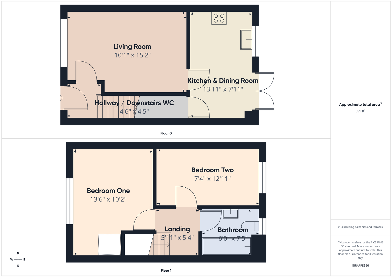 78, Findon Way, Skelmersdale floorplan