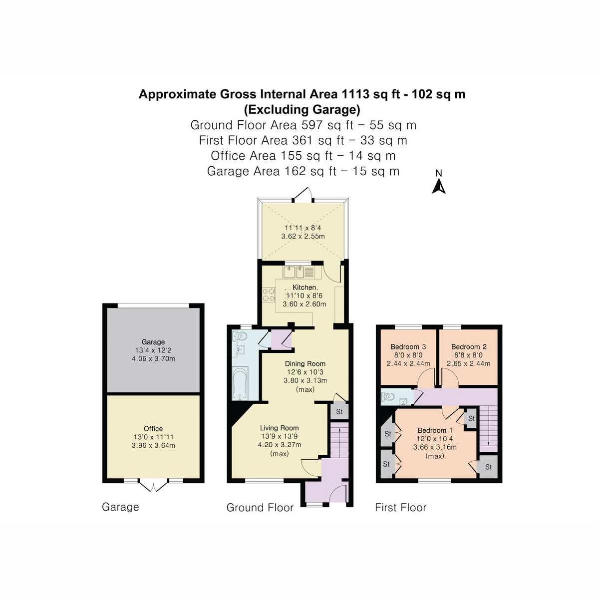 70, Oxford Crescent, Didcot floorplan