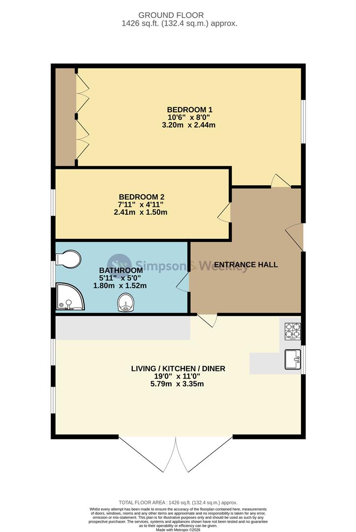 66, Wilby Park, Wellingborough floorplan