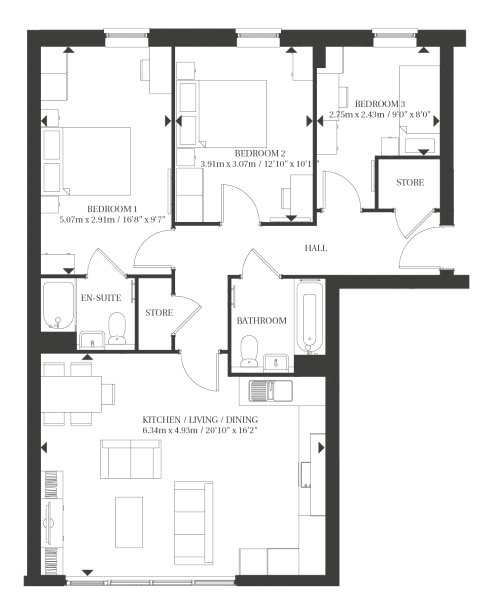 3 Bedrooms Flat for sale in William Booth Road, London SE20