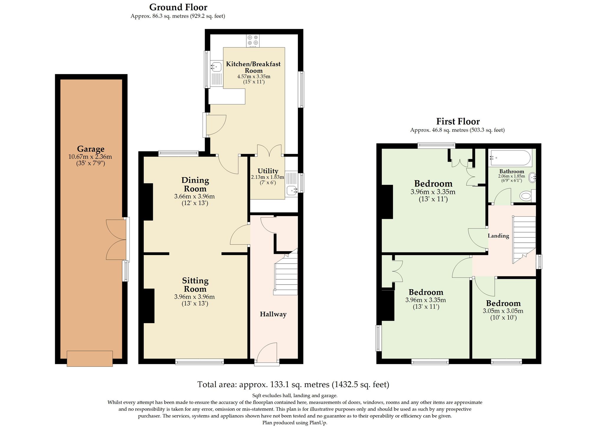 143 Shipdham Road, Dereham floorplan