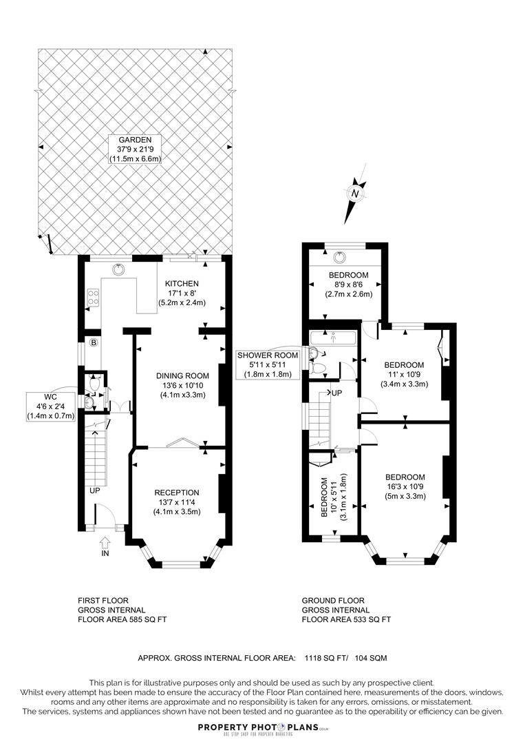 97, Cumbrian Gardens, London floorplan