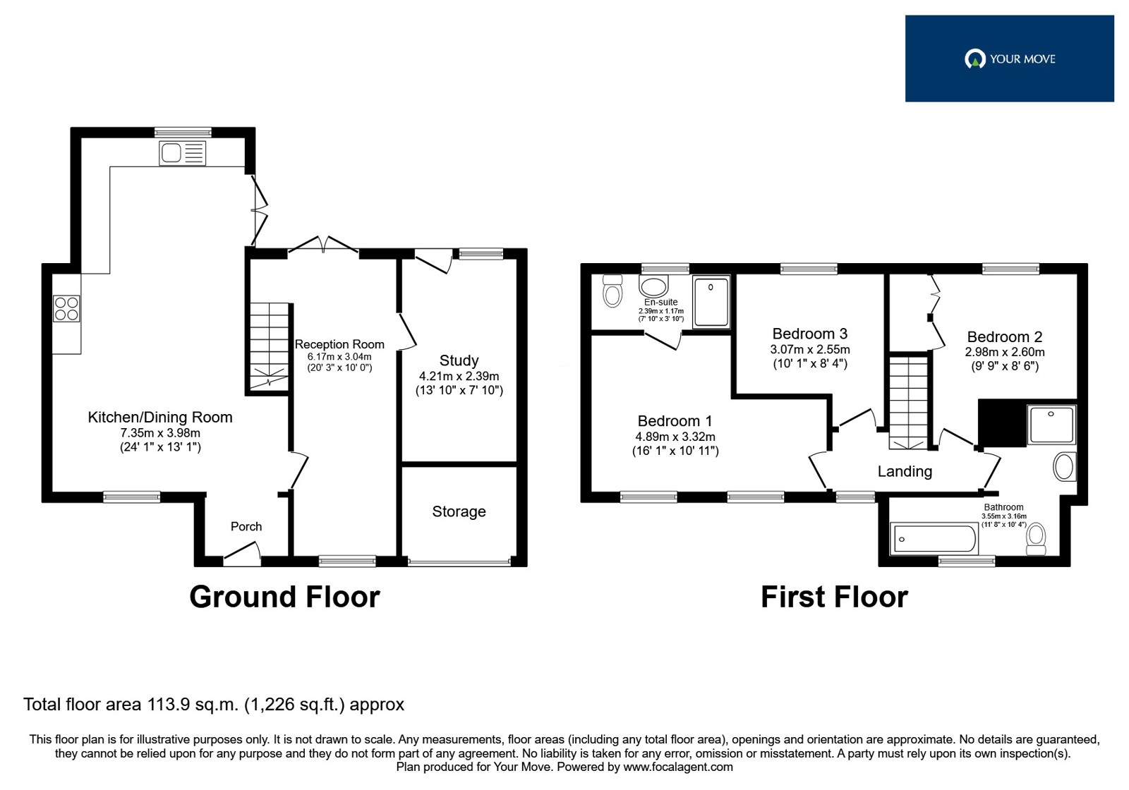 3, Cromford Way, Leicester floorplan