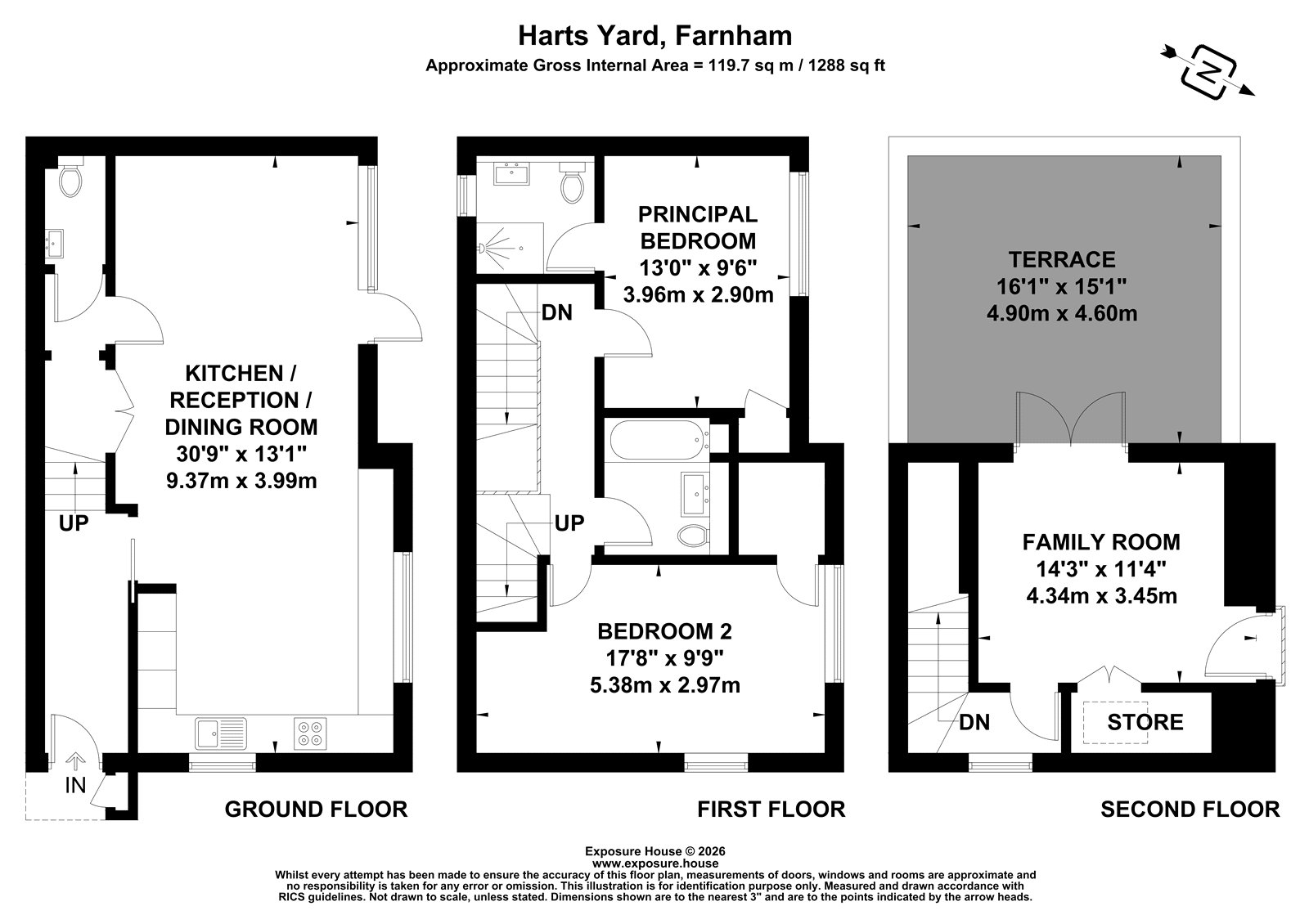2 Harts Yard,, Harts Yard, Farnham floorplan