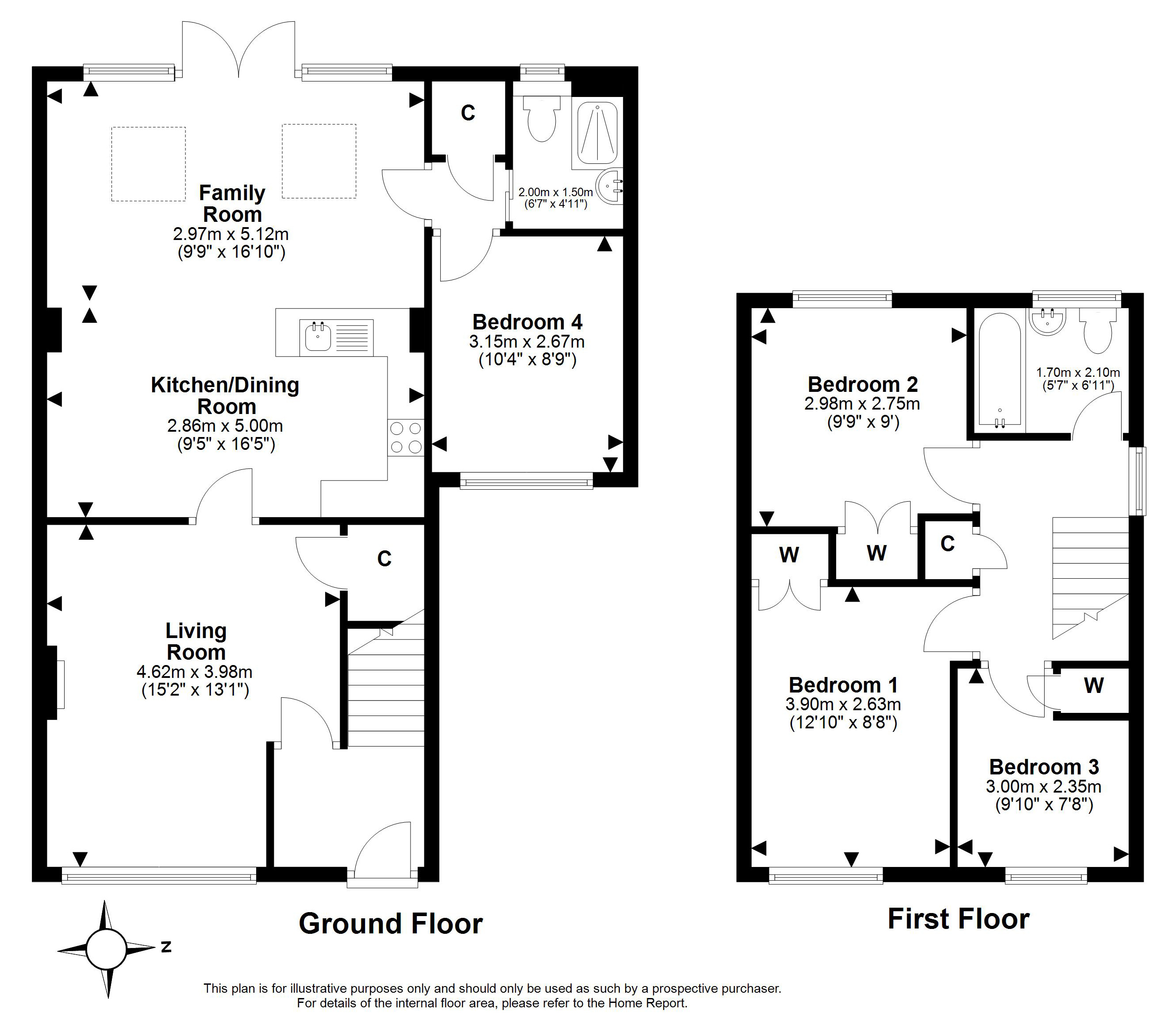 3, Hallcroft Gardens, Ratho, Newbridge floorplan