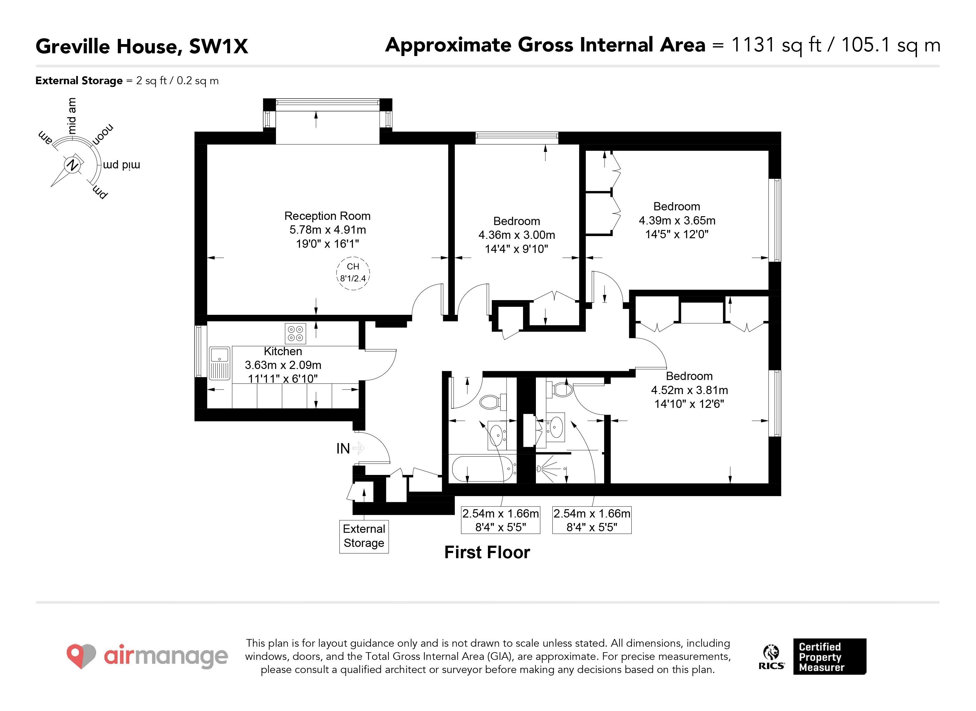 Kinnerton Street, London floorplan